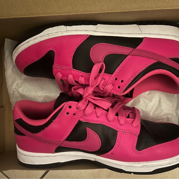 Black and Pink Dunk Lows Womens - Picture 2 of 4